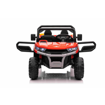 Auto Pick-Up Speed 900 dla dzieci Czerwony + Napęd 4x4 + Ruchomy kiper + Bagażnik + Pilot + Łopatka + Audio LED